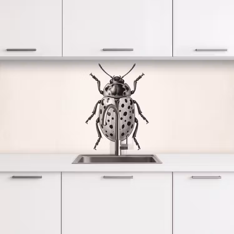 Keuken achterwand - Kever - Insect - Vintage — 4