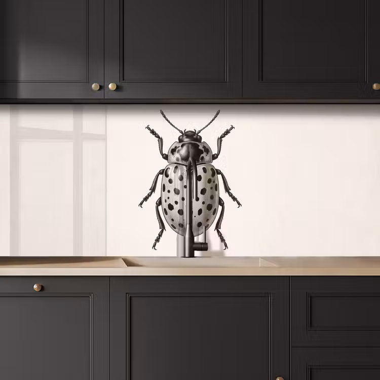 Keuken achterwand - Kever - Insect - Vintage — 6