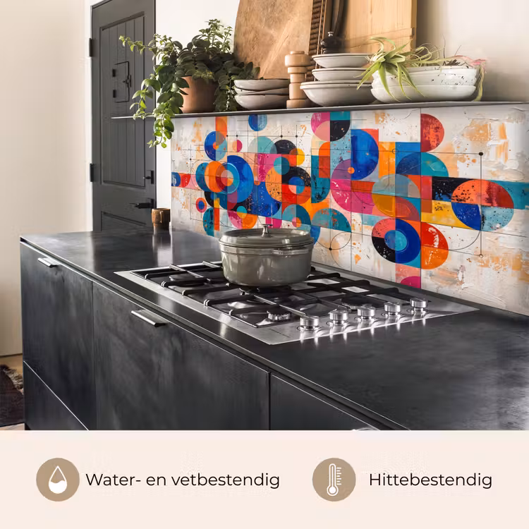 Keuken achterwand - Kunst - Geometrisch - Abstract - Kleurrijk — 5
