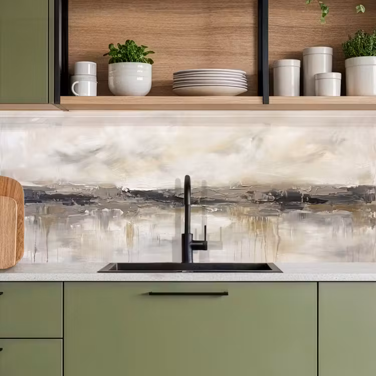 Keuken achterwand - Landschap - Horizon - Natuur - Abstract - Neutraal — 8