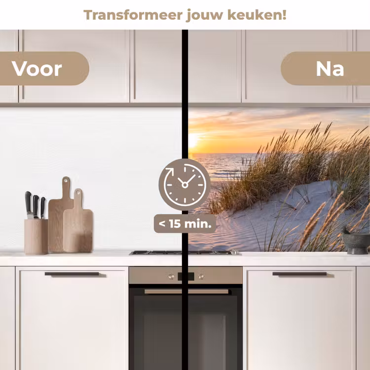 Keuken achterwand - Strand - Zonsondergang - Natuur - Landschap — 3