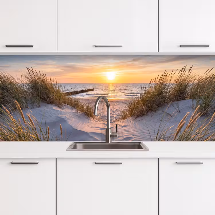 Keuken achterwand - Strand - Zonsondergang - Natuur - Landschap — 4