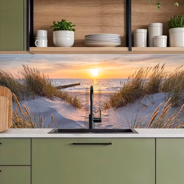 Keuken achterwand - Strand - Zonsondergang - Natuur - Landschap — 8