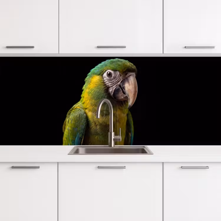 Keuken achterwand - Ara - Portret - Groen — 4