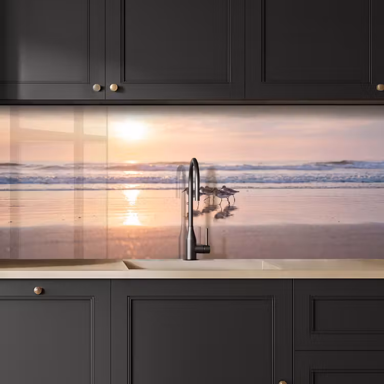 Keuken achterwand - Zee - Vogels - Strand — 6