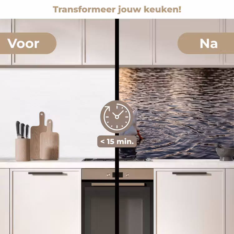 Keuken achterwand - Eenden - Water - Natuur — 3