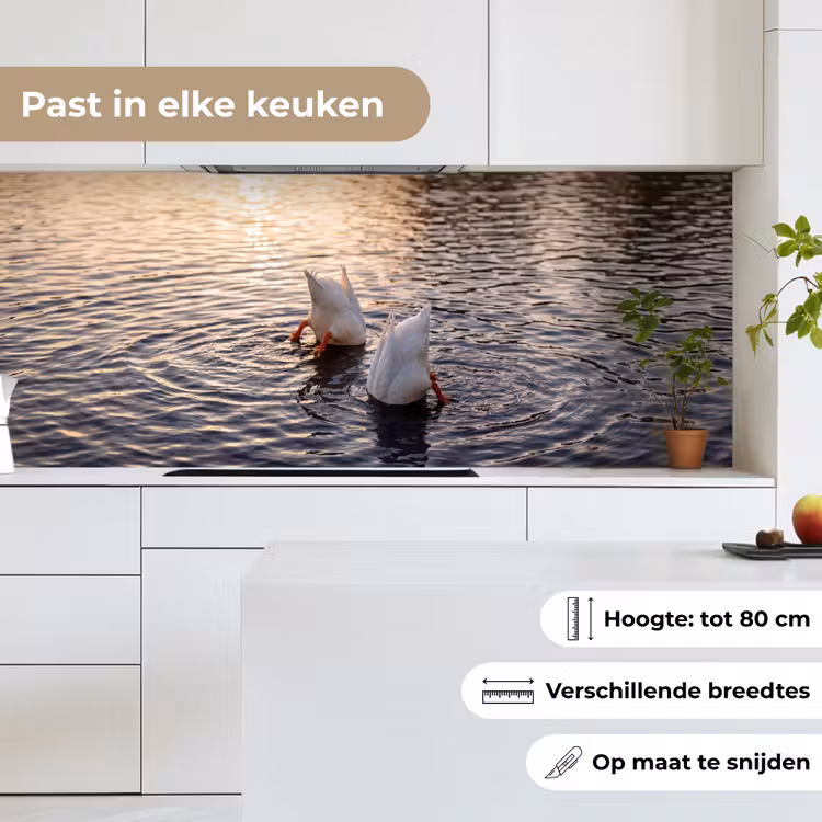 Keuken achterwand - Eenden - Water - Natuur — 7