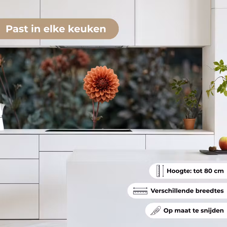 Keuken achterwand - Dahlia - Bloem - Natuur - Sfeervol — 7