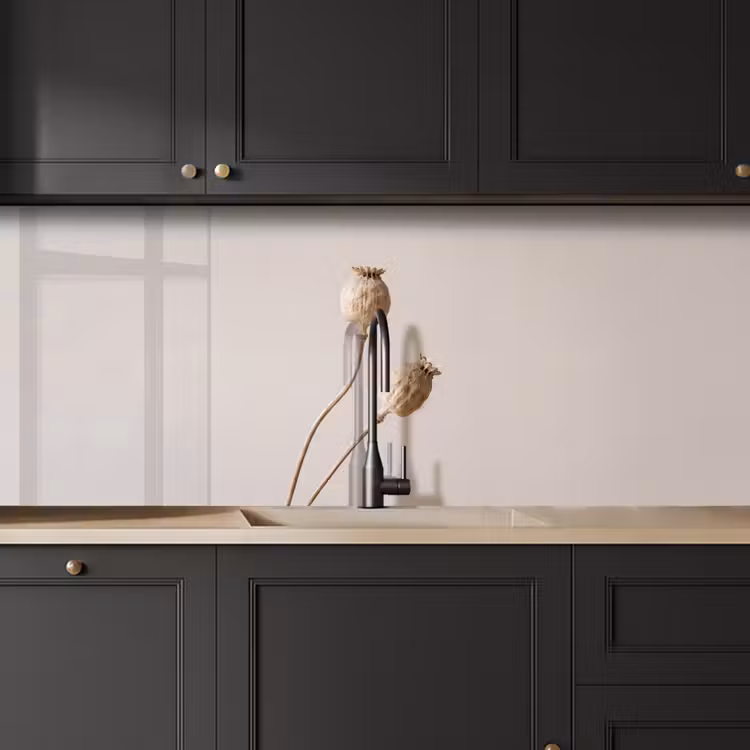 Keuken achterwand - Papaverbollen - Droogbloemen - Minimalistisch - Beige - Rustig — 6