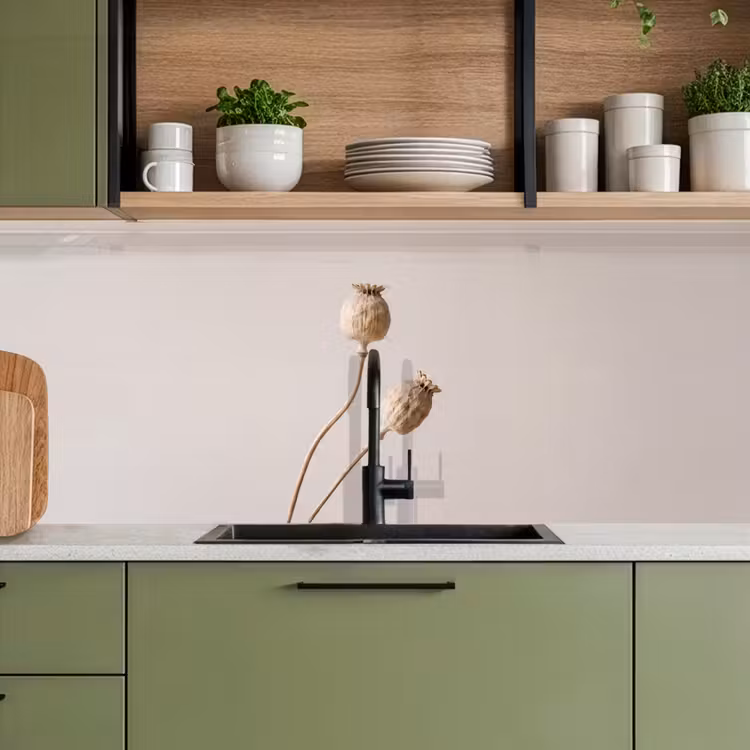 Keuken achterwand - Papaverbollen - Droogbloemen - Minimalistisch - Beige - Rustig — 8