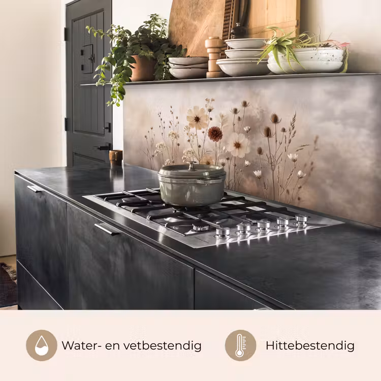 Keuken achterwand - Wilde bloemen - Botanisch - Vintage - Natuur - Rustiek — 5