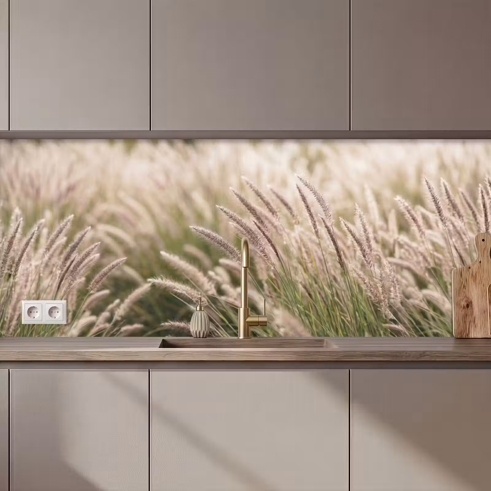 Keuken achterwand - Gras - Close up - Groen — 1