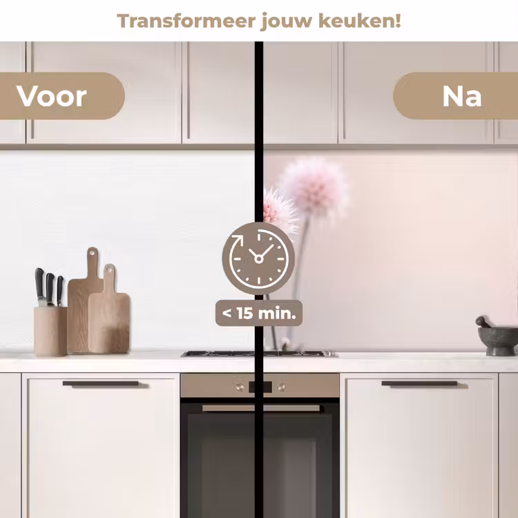 Keuken achterwand - Bloemen - Bollen - Roze — 3