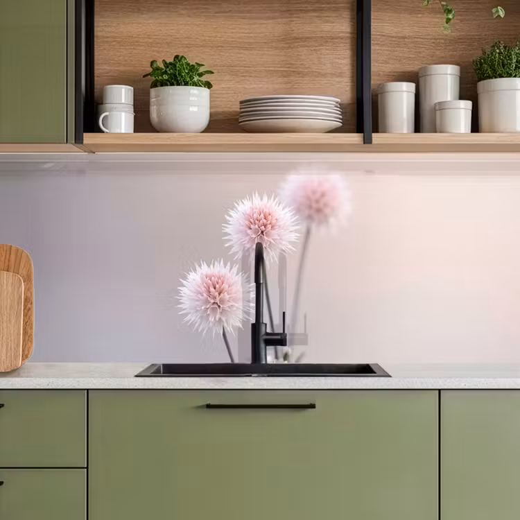 Keuken achterwand - Bloemen - Bollen - Roze — 8