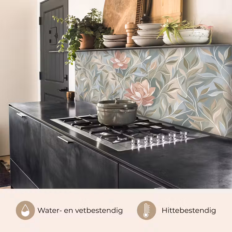 Keuken achterwand - Elegant - Romantiek - Roze — 5