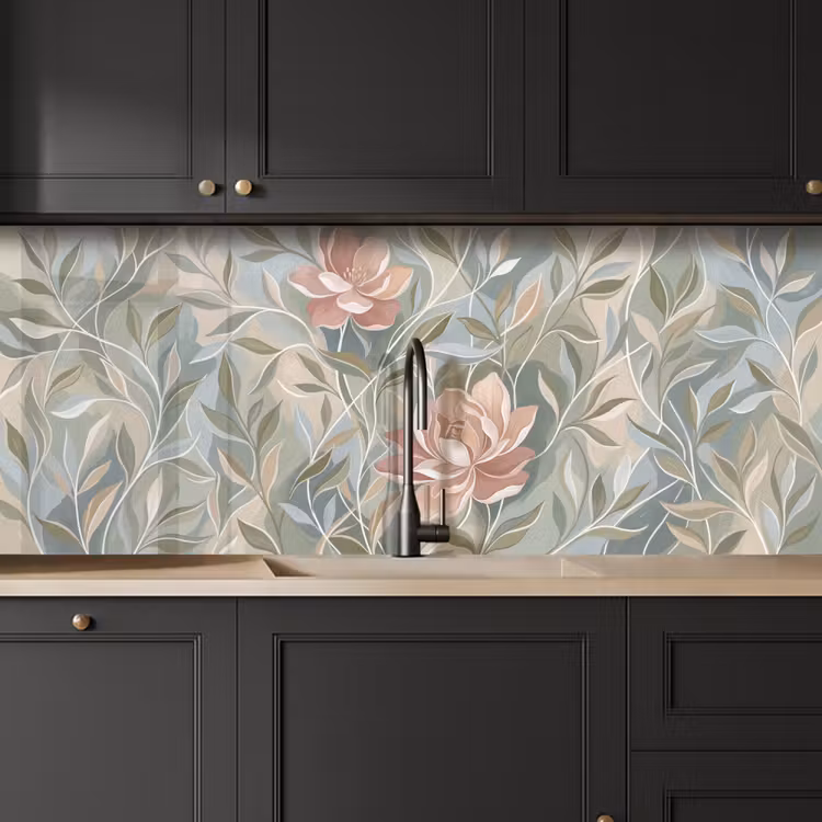 Keuken achterwand - Elegant - Romantiek - Roze — 6