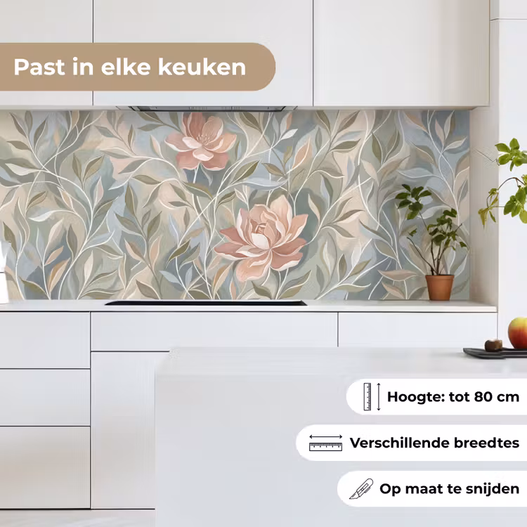 Keuken achterwand - Elegant - Romantiek - Roze — 7