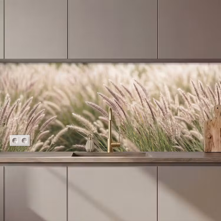 Keuken achterwand - Gras - Close up - Groen — 1