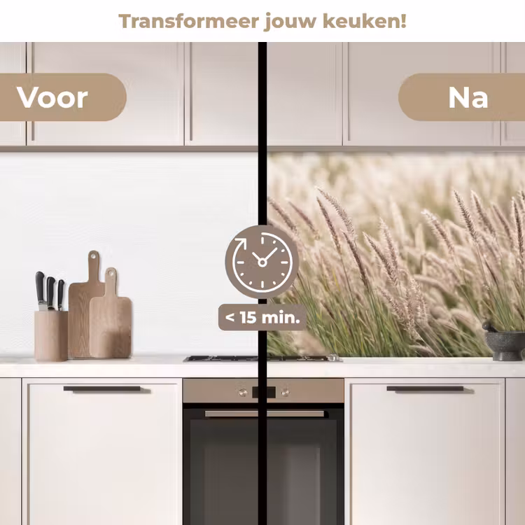 Keuken achterwand - Gras - Close up - Groen — 3