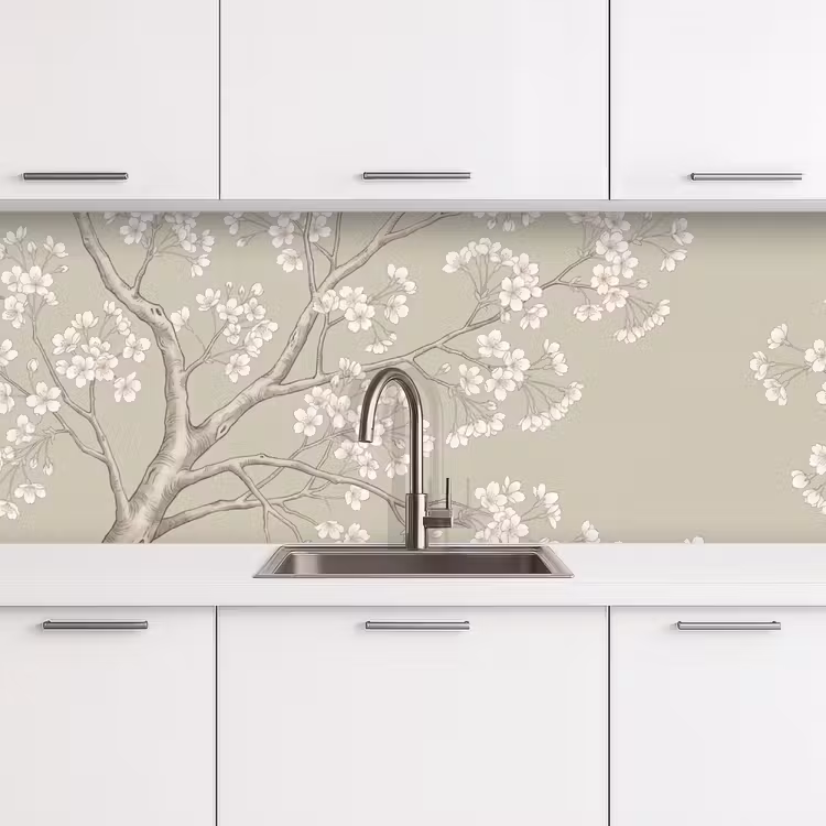 Keuken achterwand - Sereen - Bloesem - Wit — 4