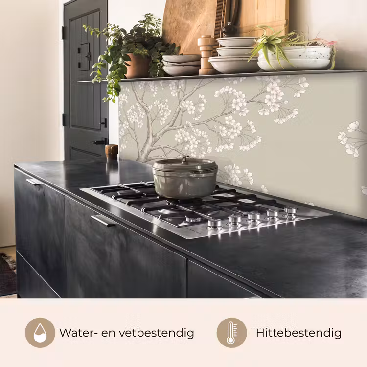 Keuken achterwand - Sereen - Bloesem - Wit — 5