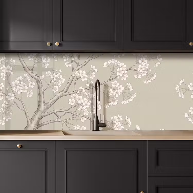 Keuken achterwand - Sereen - Bloesem - Wit — 6