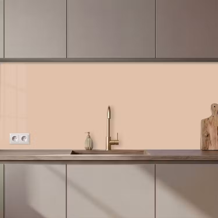 Keuken achterwand - Beige - Kleuren - Effen — 1