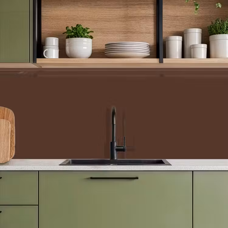 Keuken achterwand - Bruin - Donker - Kleuren — 8