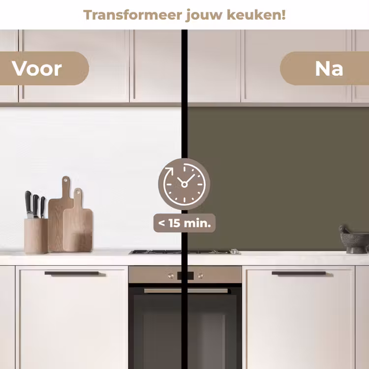 Keuken achterwand - Grijs - Warm - Herfst — 3
