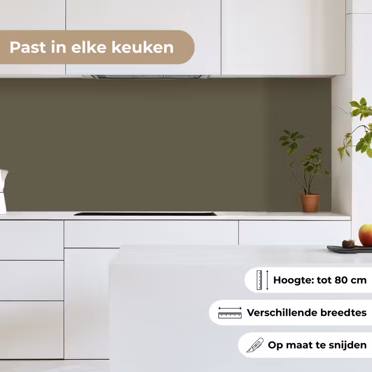 Keuken achterwand - Grijs - Warm - Herfst — 7