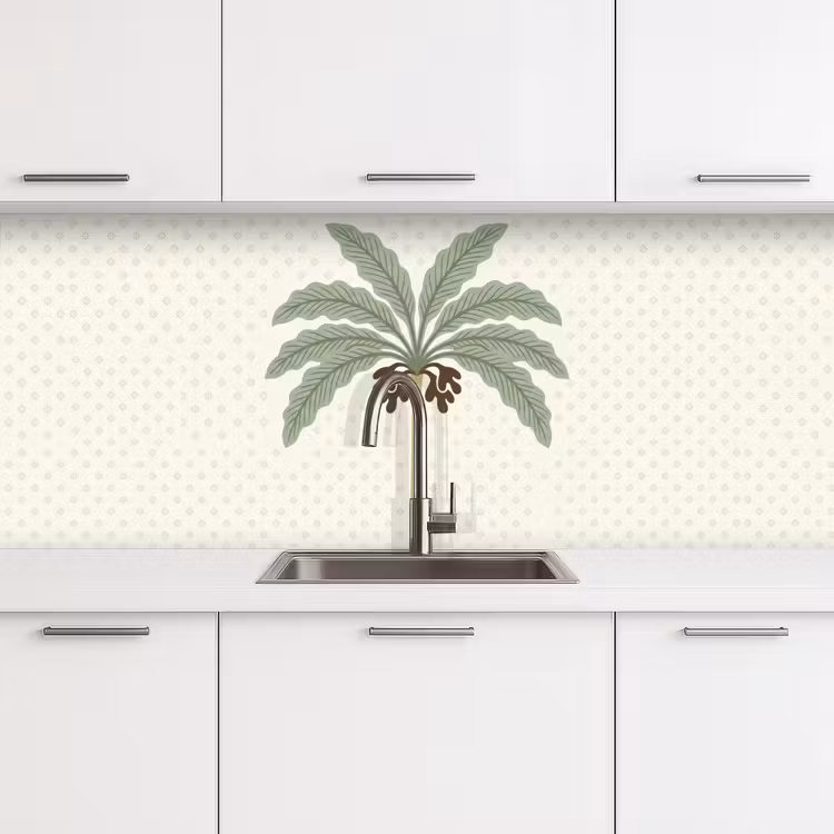 Keuken achterwand - Boom - Bladeren - Groen - Decoratief - Beige — 4