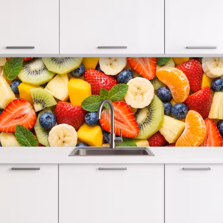 Keuken achterwand - Fruit - Plakjes - Eten - Kleurrijk — 4