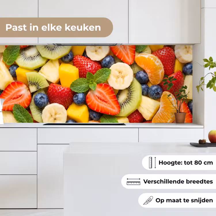 Keuken achterwand - Fruit - Plakjes - Eten - Kleurrijk — 7