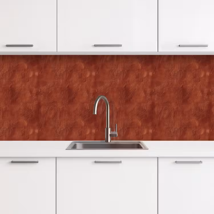 Keuken achterwand - Stucwerk - Textuur - Terracotta — 4