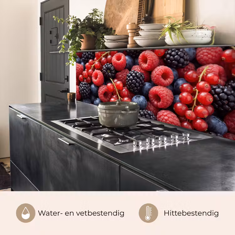 Keuken achterwand - Bessen - Mix - Vers - Eten - Kleurrijk — 5