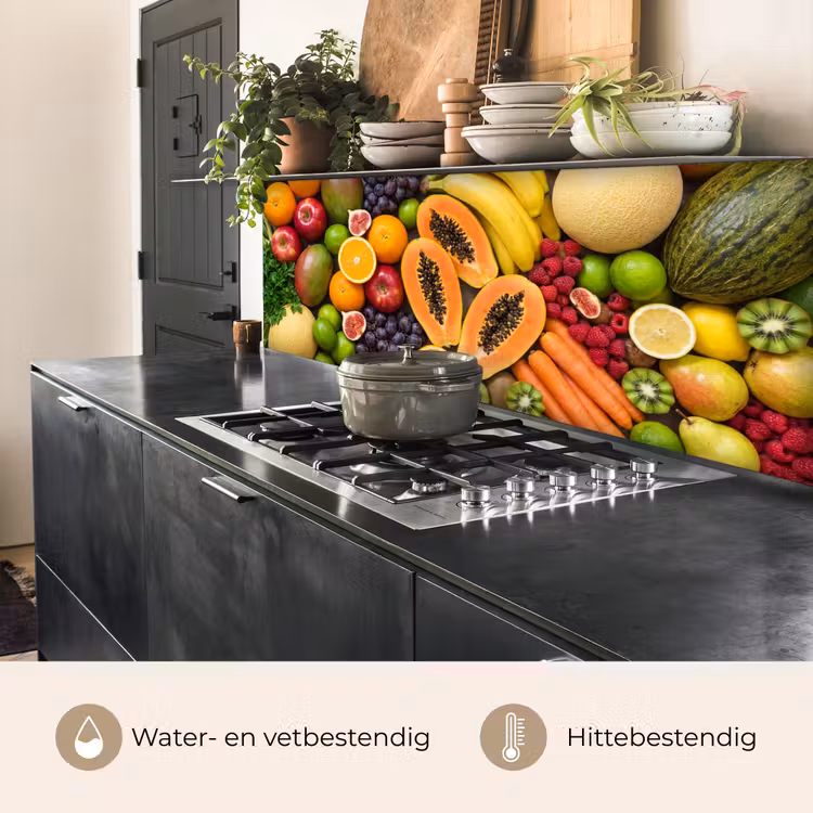 Keuken achterwand - Eten - Fruit - Groenten - Vers - Kleurrijk — 5