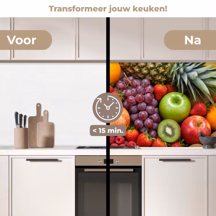 Keuken achterwand - Eten - Fruit - Vers - Kleurrijk - Voeding — 3