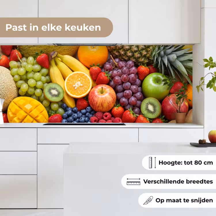 Keuken achterwand - Eten - Fruit - Vers - Kleurrijk - Voeding — 7