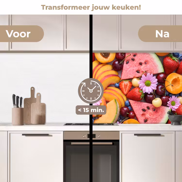 Keuken achterwand - Eten - Fruit - Zomer - Kleurrijk — 3