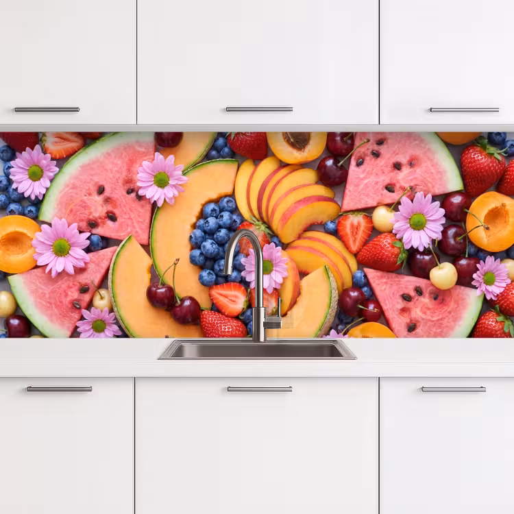 Keuken achterwand - Eten - Fruit - Zomer - Kleurrijk — 4