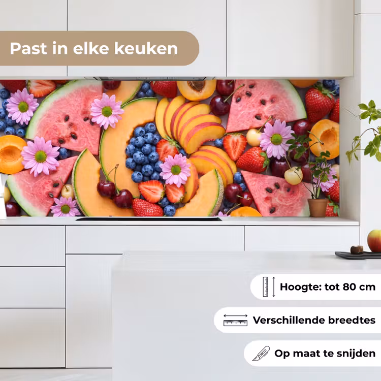 Keuken achterwand - Eten - Fruit - Zomer - Kleurrijk — 7