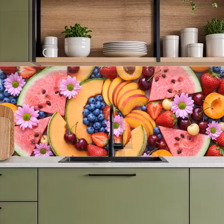 Keuken achterwand - Eten - Fruit - Zomer - Kleurrijk — 8