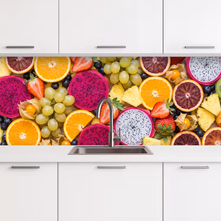 Keuken achterwand - Fruit - Assortiment - Kleurrijk - Gezondheid — 4