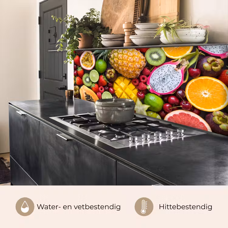 Keuken achterwand - Fruit - Assortiment - Vers - Gezond - Kleurrijk — 5