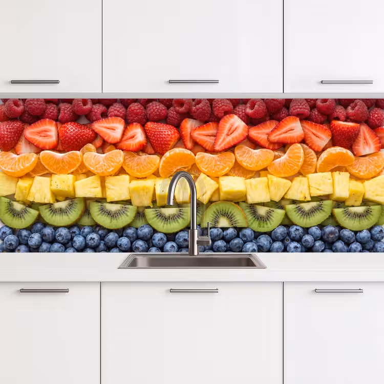 Keuken achterwand - Fruit - Regenboog - Gezond - Kleurrijk — 4