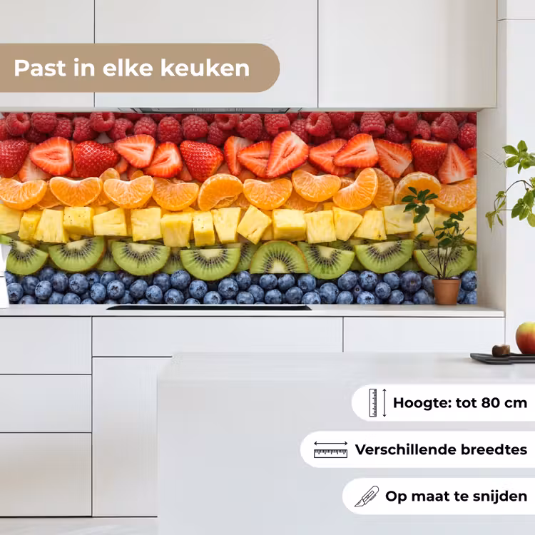 Keuken achterwand - Fruit - Regenboog - Gezond - Kleurrijk — 7