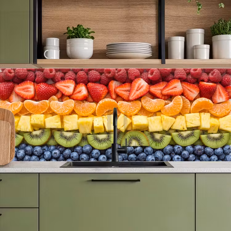 Keuken achterwand - Fruit - Regenboog - Gezond - Kleurrijk — 8