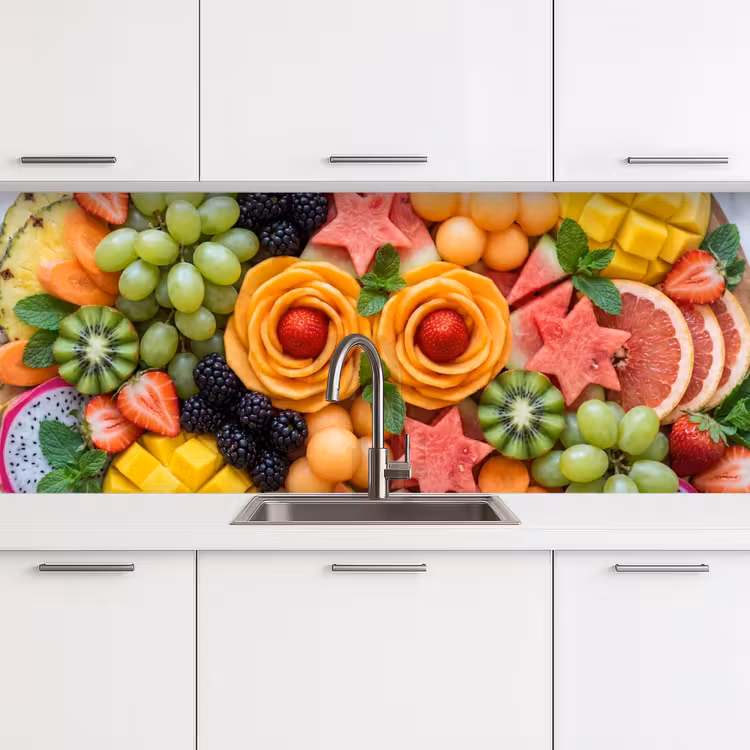 Keuken achterwand - Fruit - Variatie - Kleurrijk - Vers - Eten — 4