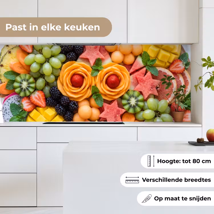 Keuken achterwand - Fruit - Variatie - Kleurrijk - Vers - Eten — 7