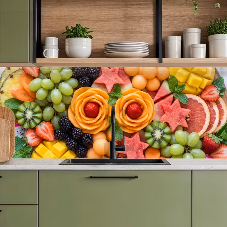 Keuken achterwand - Fruit - Variatie - Kleurrijk - Vers - Eten — 8